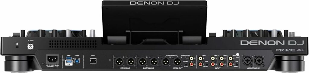 Denon DJ Prime4+ Anschlüsse